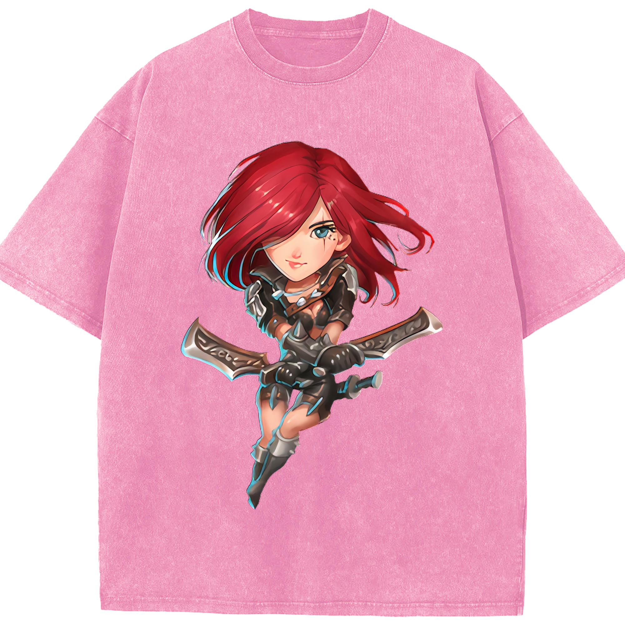 （画像用） リーグ・オブ・レジェンド League of Legends LOL 綿100% ヴィンテージ風 半袖Tシャツ（フロントプリント）